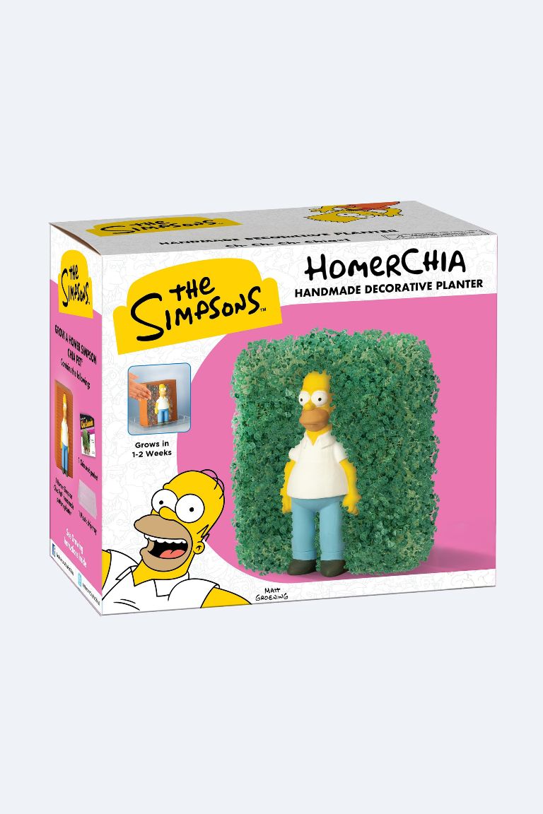 Homer in the Bushes Chia