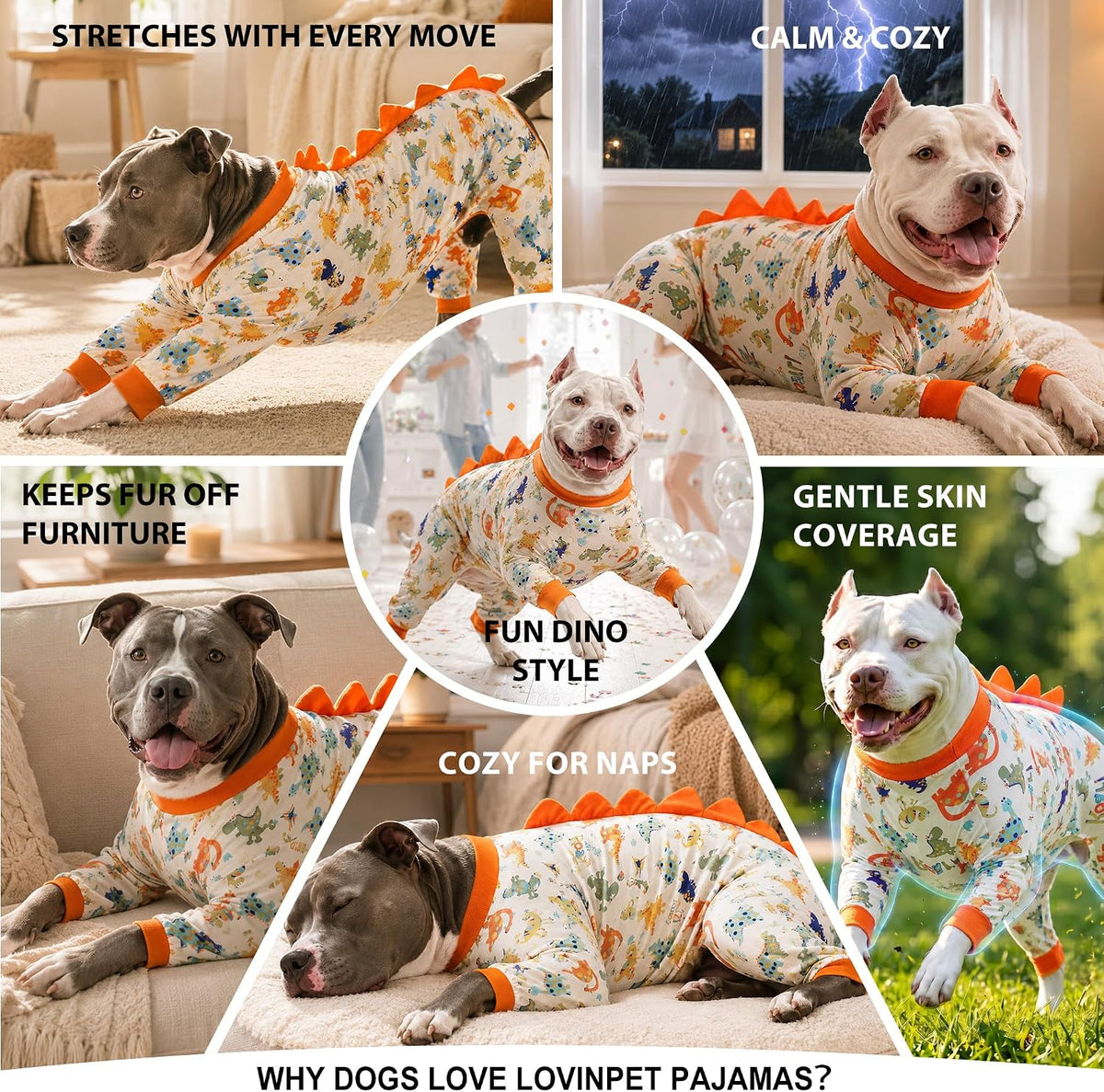 Dinosaur Dog Pajama